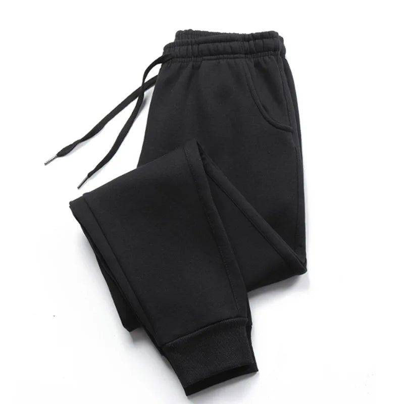 Negro Color Pantalón De Chándal Deportivo Para Hombre Con Bolsillos